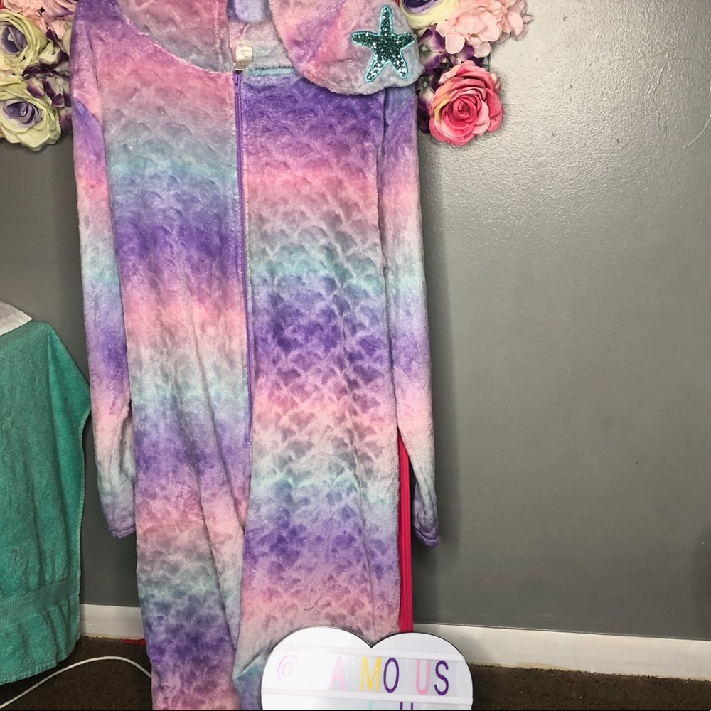 Mermaid pajama onesie